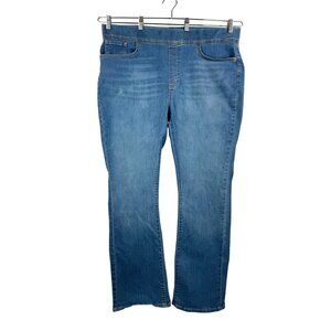 Levis Signature Totally‎ shaping Pull on Bootcut jeans blue 90s retro sz 36